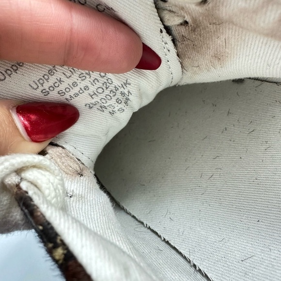 Madewell leopard print calf hair low top sneaker size 6.5 - Picture 13 of 14